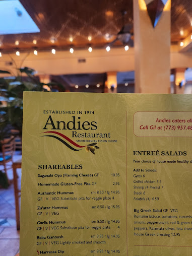 Menu Andie's Restaurant - 2