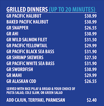 Menu Andrias Seafood - 1