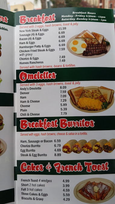 Menu Andys Burgers - 4