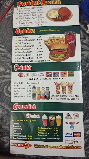 Menu Andys Burgers - 5