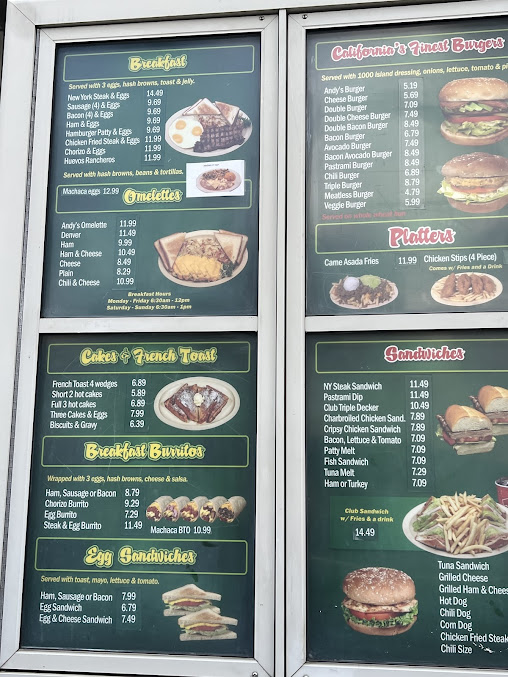Menu Andys Burgers - 8