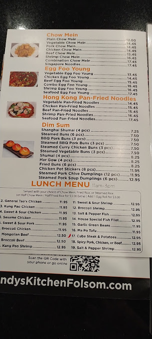 Menu Andys Kitchen - 1