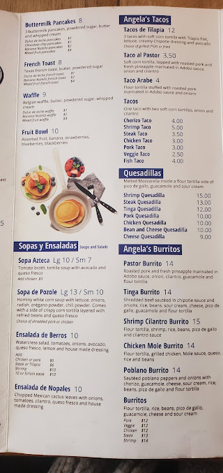 Menu Angela's Cafe Eagle Hill - 8