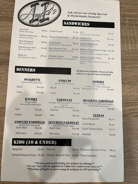 Menu Angelos Ii - 0