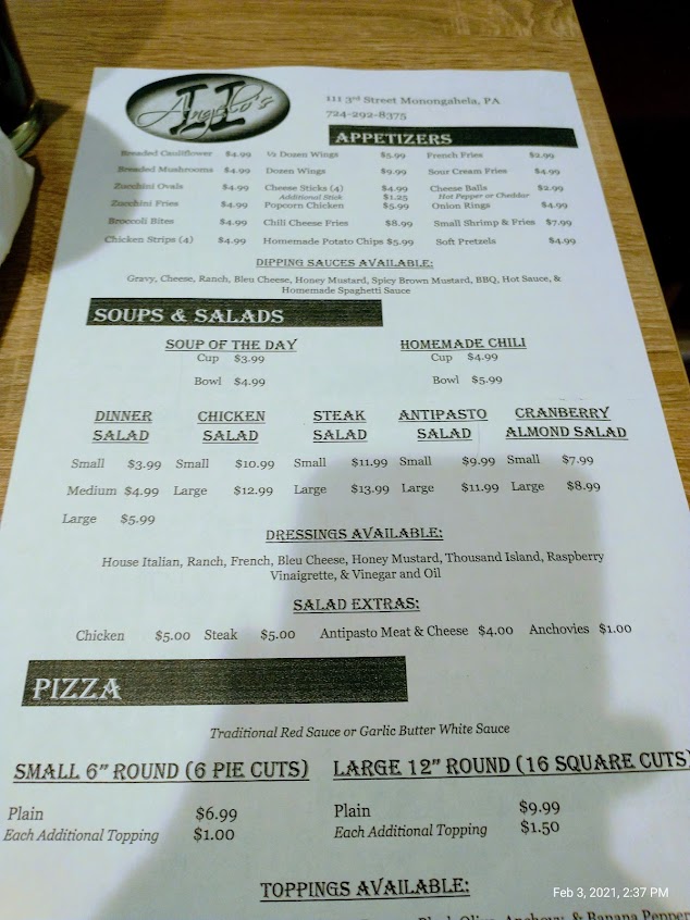 Menu Angelos Ii - 3