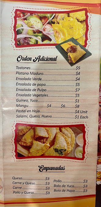 Menu Angel's Latin Restaurant Ii - 2
