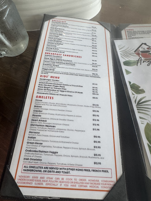 Menu Angies Cafe Stockbridge - 0