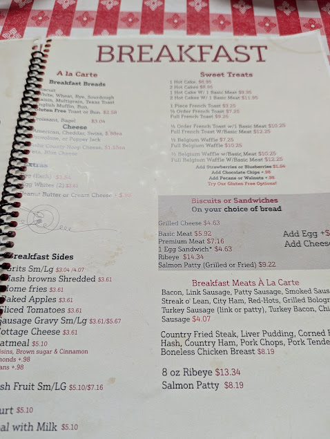 Menu Angie's Restaurant - 0
