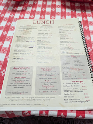 Menu Angie's Restaurant - 2