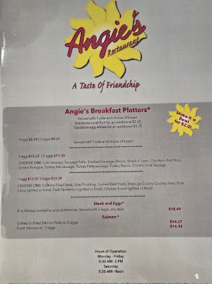 Menu Angie's Restaurant - 11