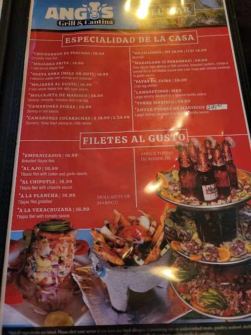 Menu Angus Grill - 1