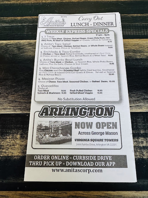 Menu Anitas New Mexico Style Mexican Food - 2