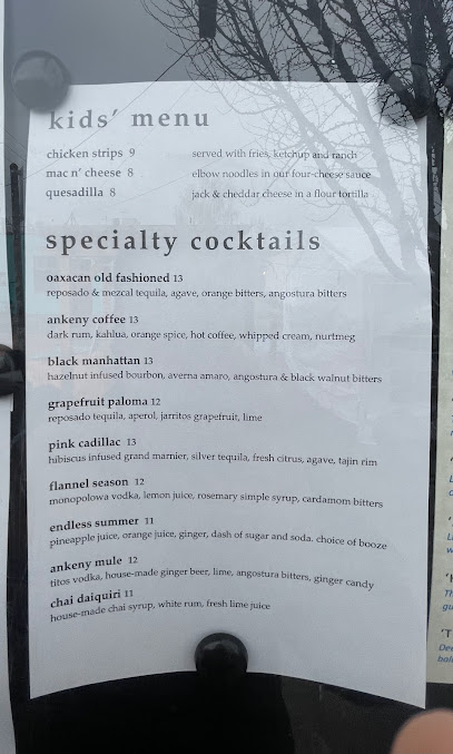Menu Ankeny Tap Table - 17