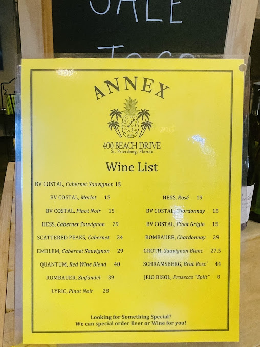 Menu Annex 400 Beach - 2