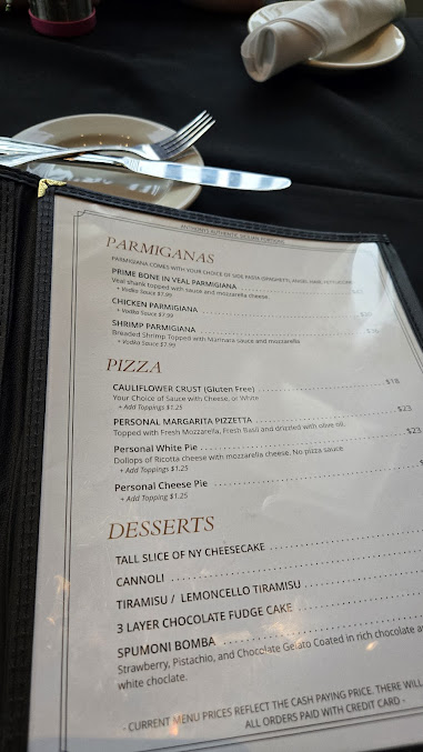 Menu Anthony's La Piazza Prime - 7