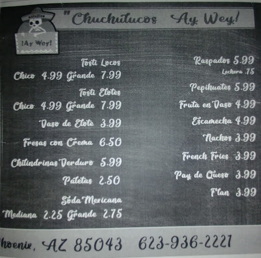 Menu Antojitos Ay Wey - 9