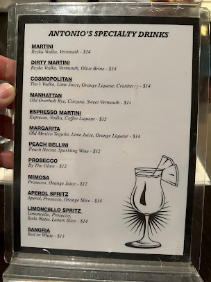 Menu Antonio's Cucina Italiano - 4
