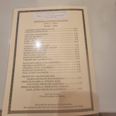 Menu Antonio's Cucina Italiano - 5