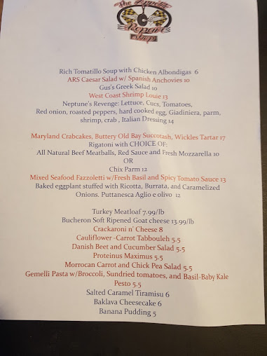 Menu Appetite Repair Shop - 4