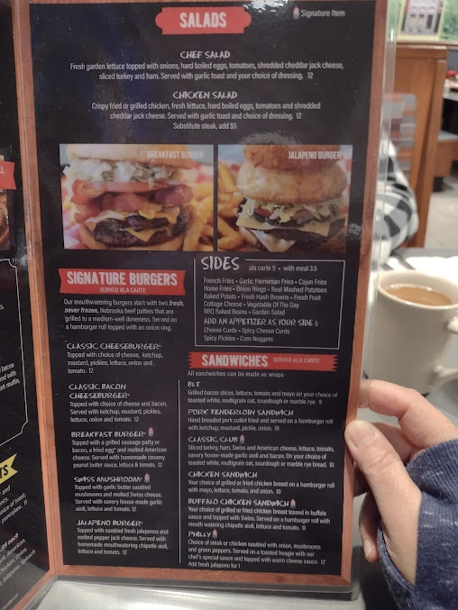 Menu Apple Barrel Restaurant - 4
