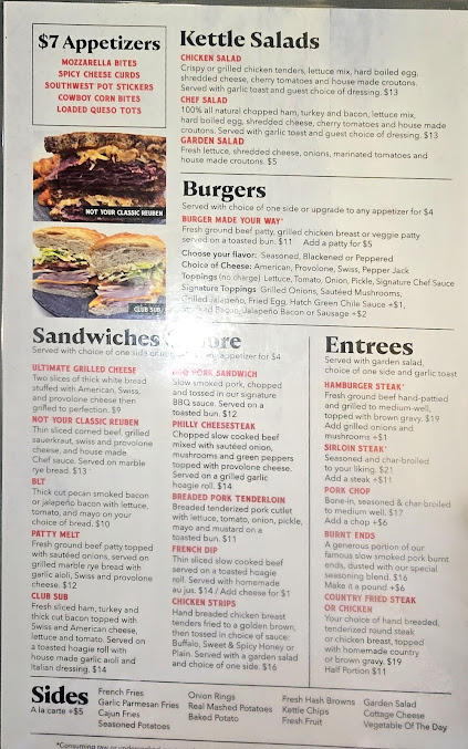 Menu Apple Barrel Restaurant - 6