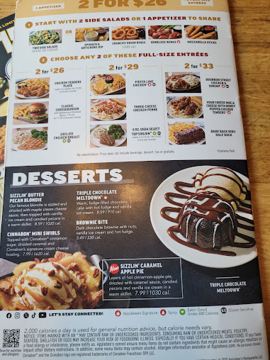 Menu Applebee's Grill + Bar - 5