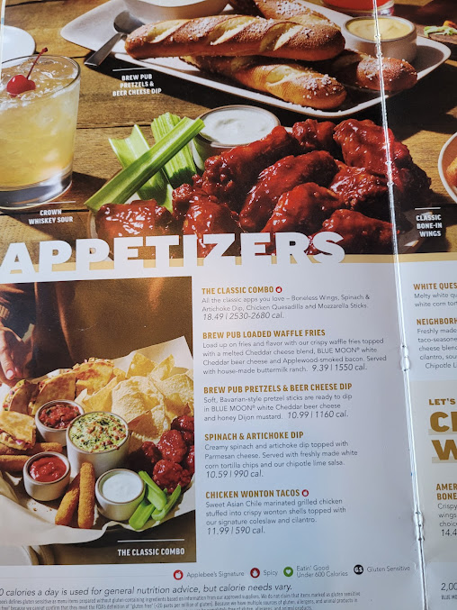 Menu Applebee's Grill + Bar - 6