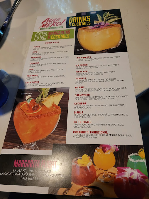 Menu Aqui Mero Mexican Restaurant - 0