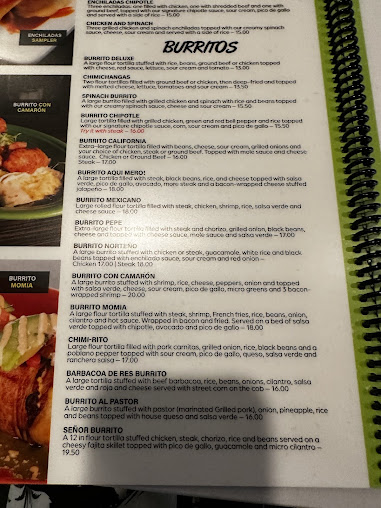 Menu Aqui Mero Mexican Restaurant - 1