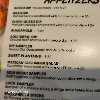 Menu Aqui Mero Mexican Restaurant - 5