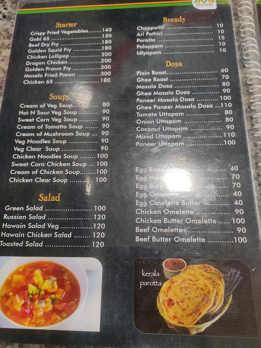 Menu Aramana Restaurant - 2