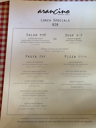 Menu Arancino On Beachwalk - 8