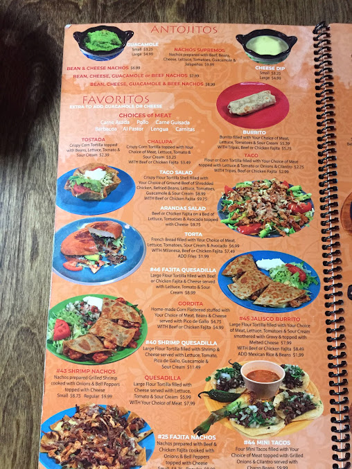 Menu Arandas Taqueria - 2