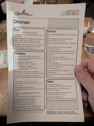 Menu Arden - 0