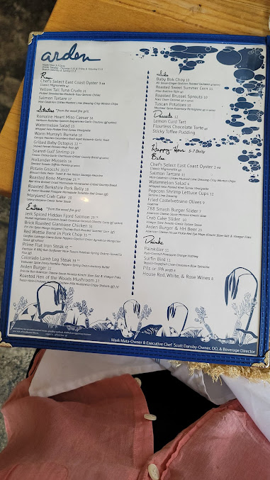 Menu Arden - 9
