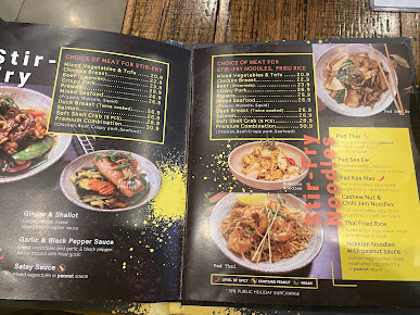 Menu Aree Thai Twist - 4