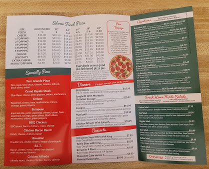 Menu Arenas Pizza Muskegon Wolflake - 1