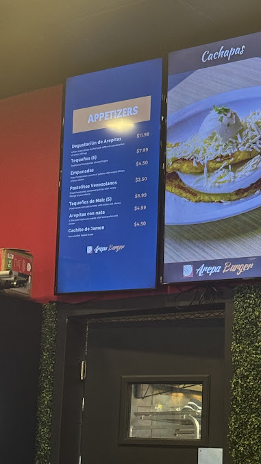 Menu Arepa Burger Waterford Lakes - 1