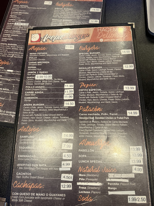 Menu Arepas Burger - 4