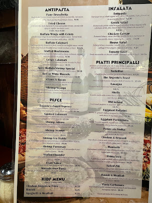 Menu Argentos Italian Bistro - 0