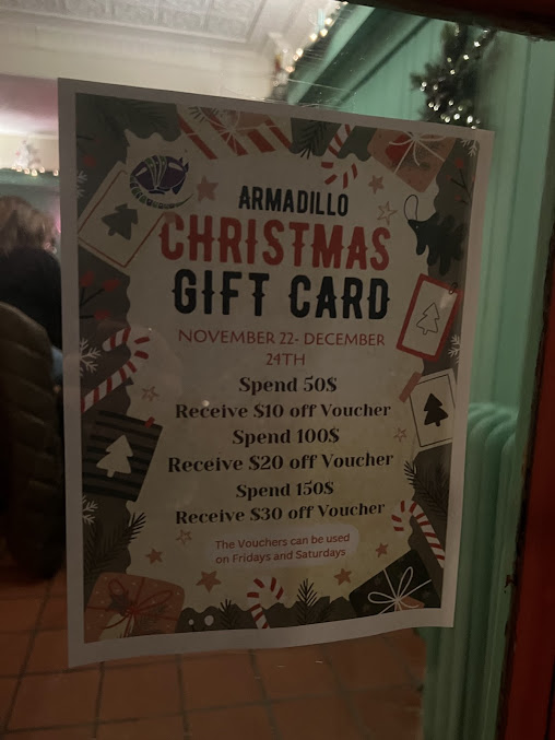 Menu Armadillo - 1