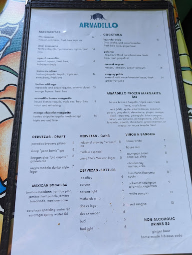 Menu Armadillo - 3
