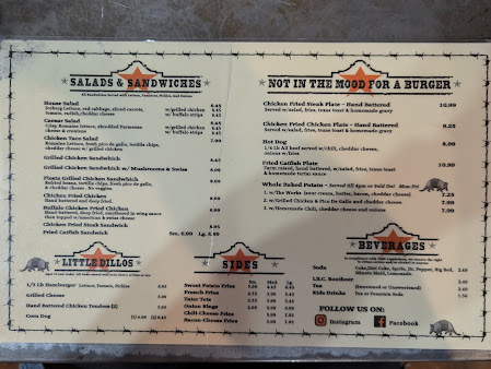 Menu Armadillos Texas Style Burgers - 4