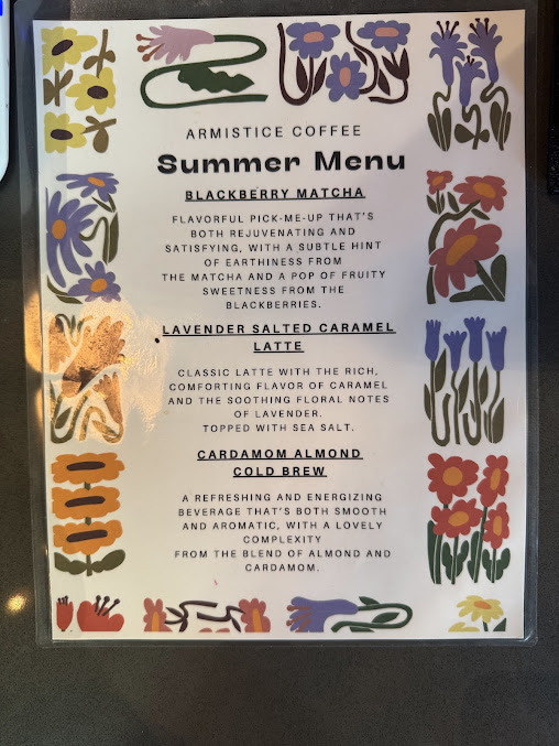 Menu Armistice Coffee Roosevelt - 2
