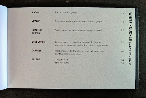 Menu Armistice Coffee Roosevelt - 7