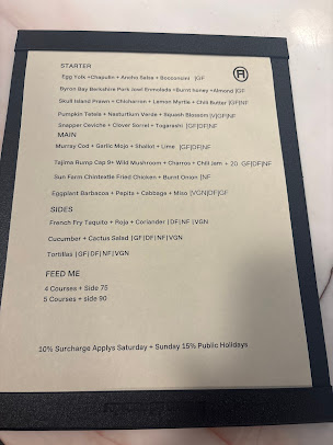 Menu Arre Restaurant + Bar - 7