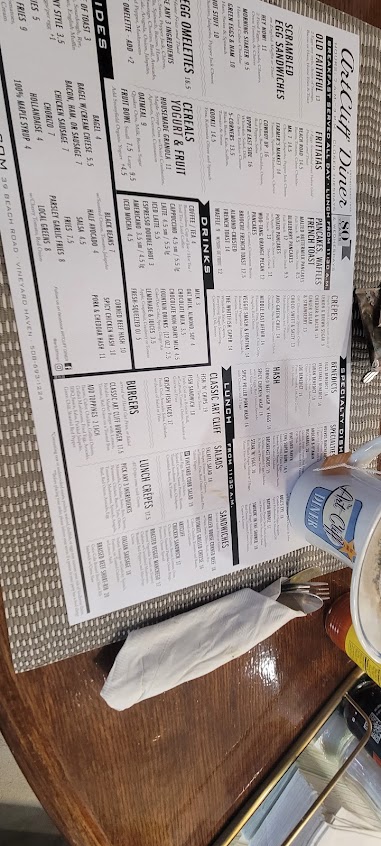 Menu Artcliff Diner - 0