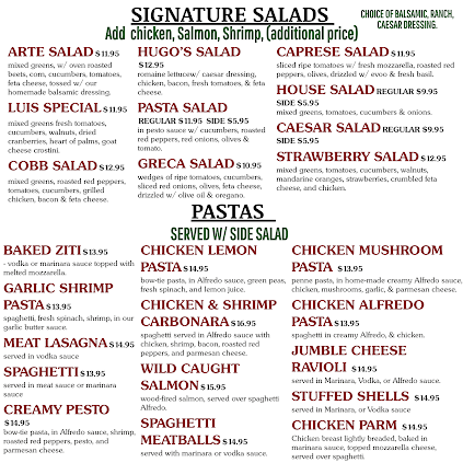 Menu Arte Pizza Downtown - 0