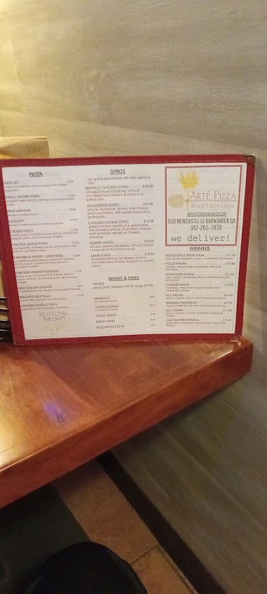 Menu Arte Pizza Downtown - 4