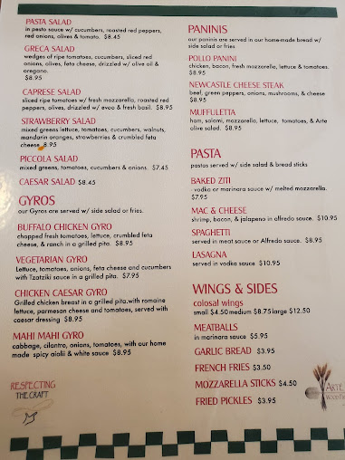 Menu Arte Pizza Downtown - 5